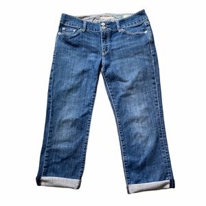Gap Stretch Curvy Fit Denim Capris Sz. 6